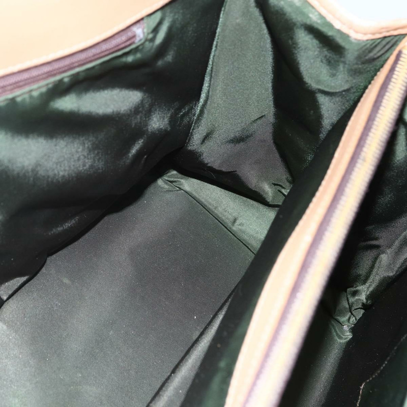 【日本直送】Christian Dior Trotter帆布手提包 棕色金色 正品 153990-18