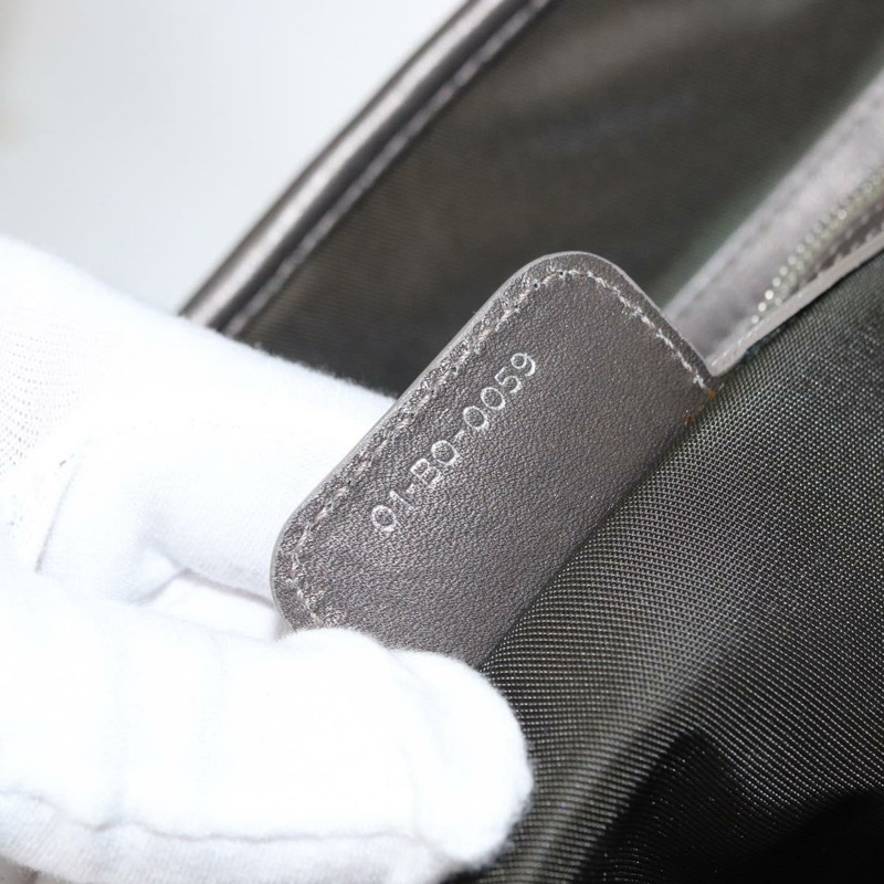 【日本直送】Christian Dior Canage 托特包 塗佈帆布 銀色 Auth ka114-10