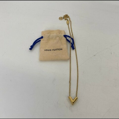 LV Louis Vuitton 金色 項鍊