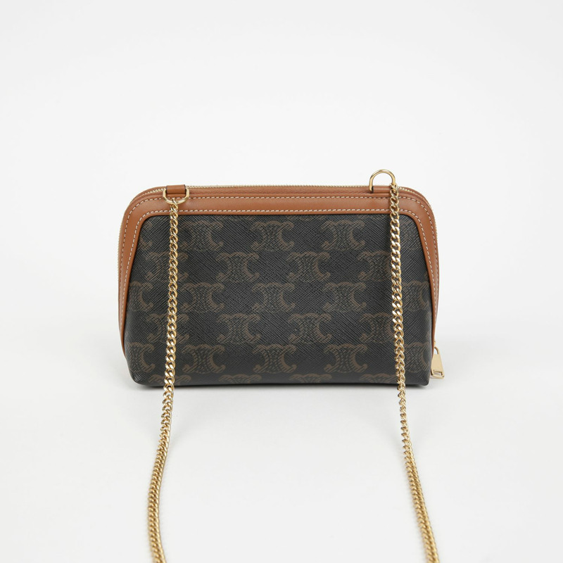 CELINE 10E382CBX 鏈條手拿斜背包-2