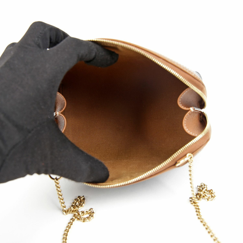 CELINE 10E382CBX 鏈條手拿斜背包-6