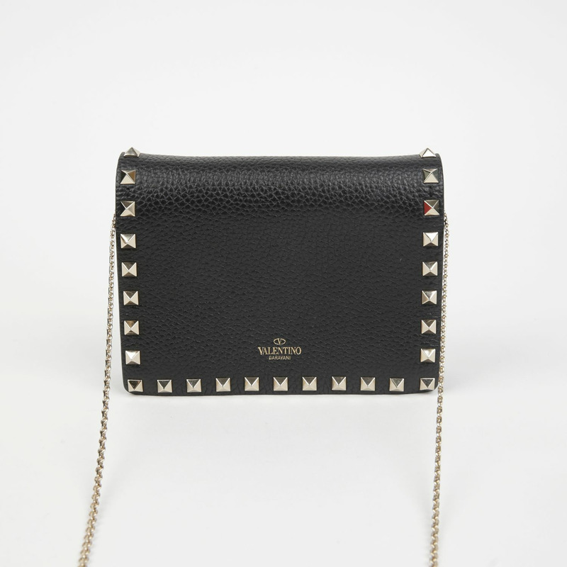 VALENTINO QW2P0249 鉚釘迷你 WOC 肩斜背包-2
