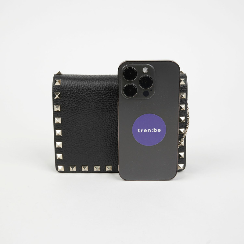 VALENTINO QW2P0249 鉚釘迷你 WOC 肩斜背包-5