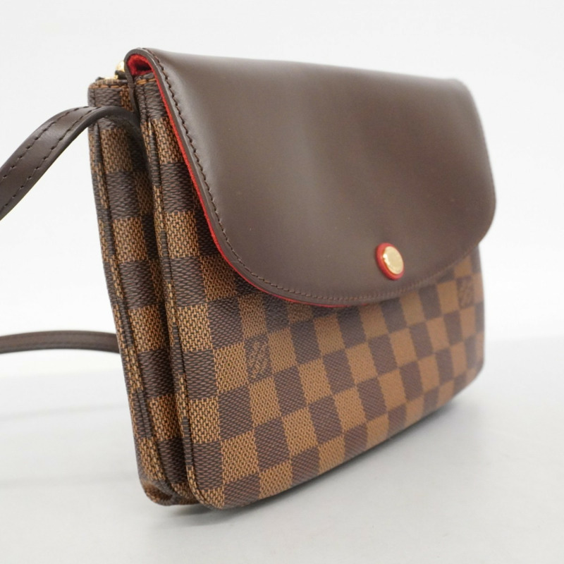 路易威登 Damier Twice 單肩包 N48259 Ebene 女式-1