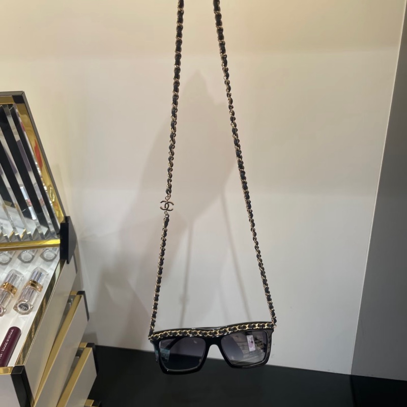 香奈兒鏈條墨鏡-1