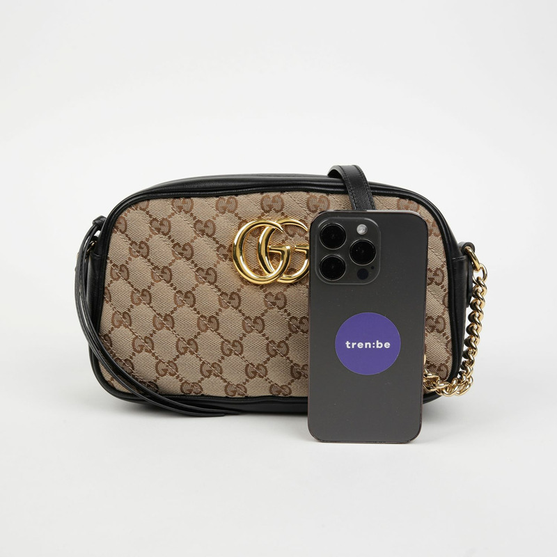 GUCCI GG Marmont 小號肩斜背包 447632-8