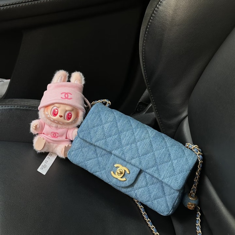 Chanel cf20牛仔調節口大方胖 芯片款 #全新帶膜 #全配🉑送禮-9