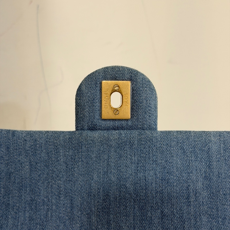 Chanel cf20牛仔調節口大方胖 芯片款 #全新帶膜 #全配🉑送禮-22