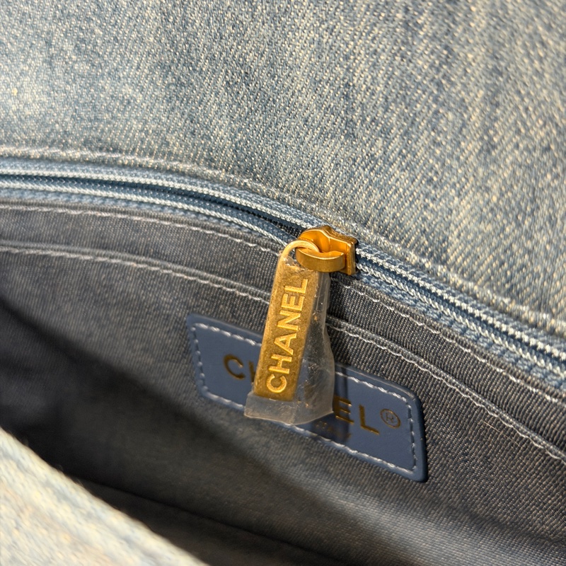 Chanel cf20牛仔調節口大方胖 芯片款 #全新帶膜 #全配🉑送禮-25