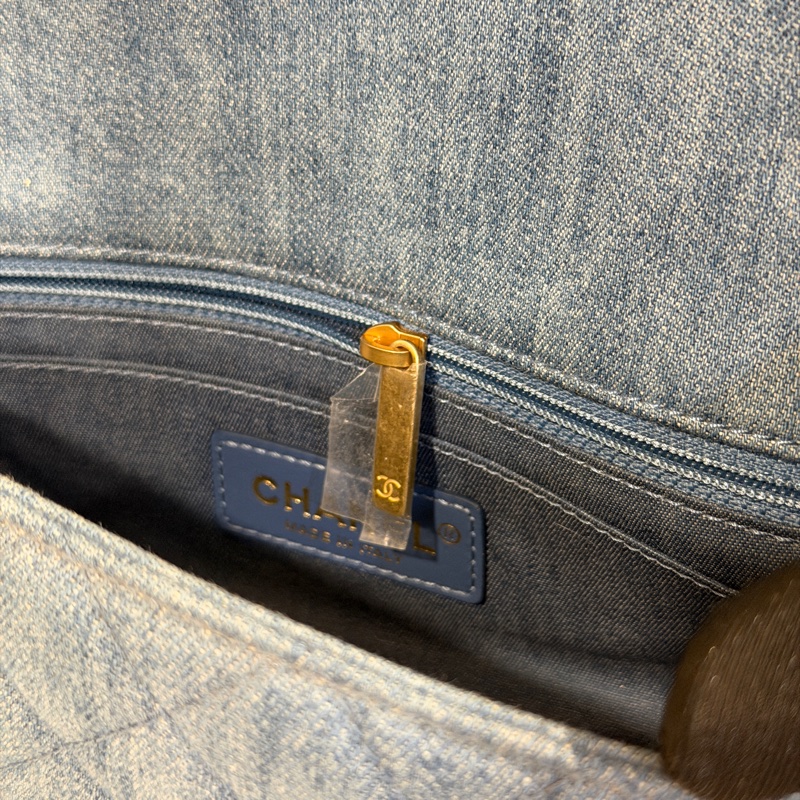 #全網最低 #全新全配🈶購證 香奈兒牛仔調節扣cf大mini 芯片款-26