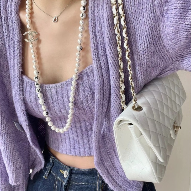 #全新全配🈶購證 #芯片款 香奈兒白金荔枝皮Cf25 coco系列雙鏈雙蓋 #白雪公主👸-6