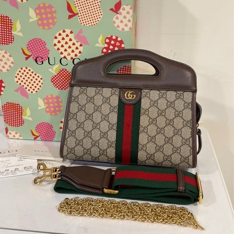 #全配🈶台灣購證 #櫃上8️⃣萬多 Gucci Ophidia新款雙肩帶信封包