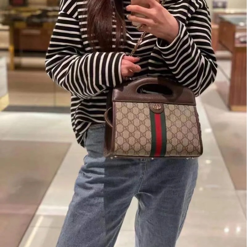 #全配🈶台灣購證 #櫃上8️⃣萬多 Gucci Ophidia新款雙肩帶信封包-3