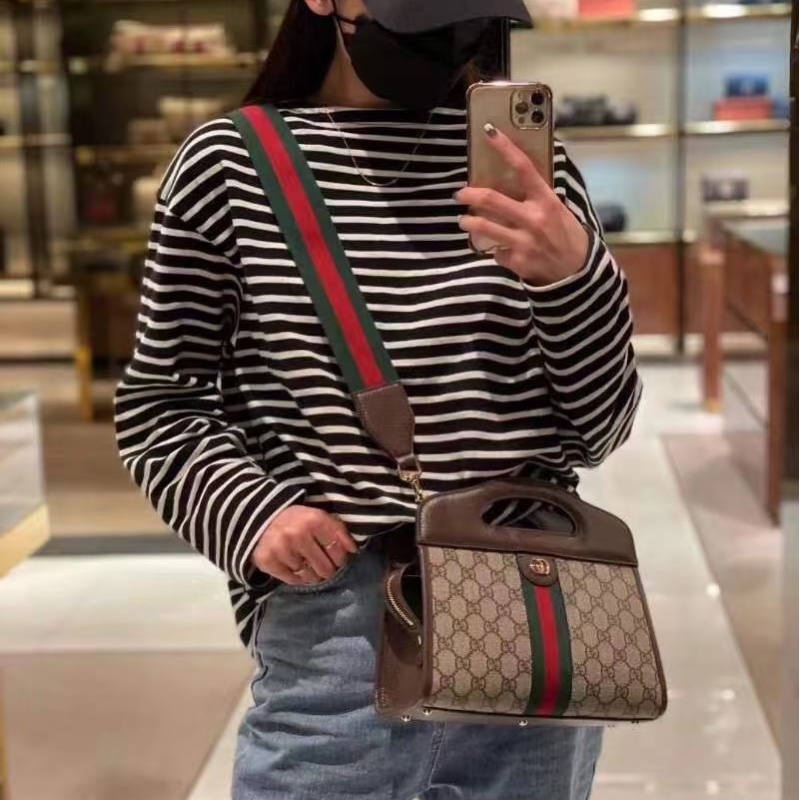 #全配🈶台灣購證 #櫃上8️⃣萬多 Gucci Ophidia新款雙肩帶信封包-4