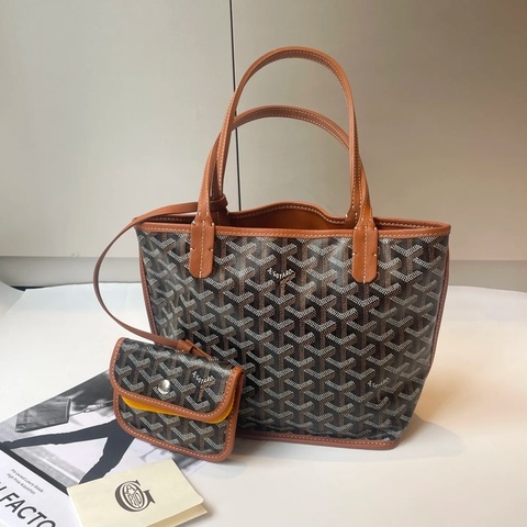 🈶購證 #近新閒置 #全網最低💰 Goyard mini tote小托特🉑肩背 #小紅書爆款