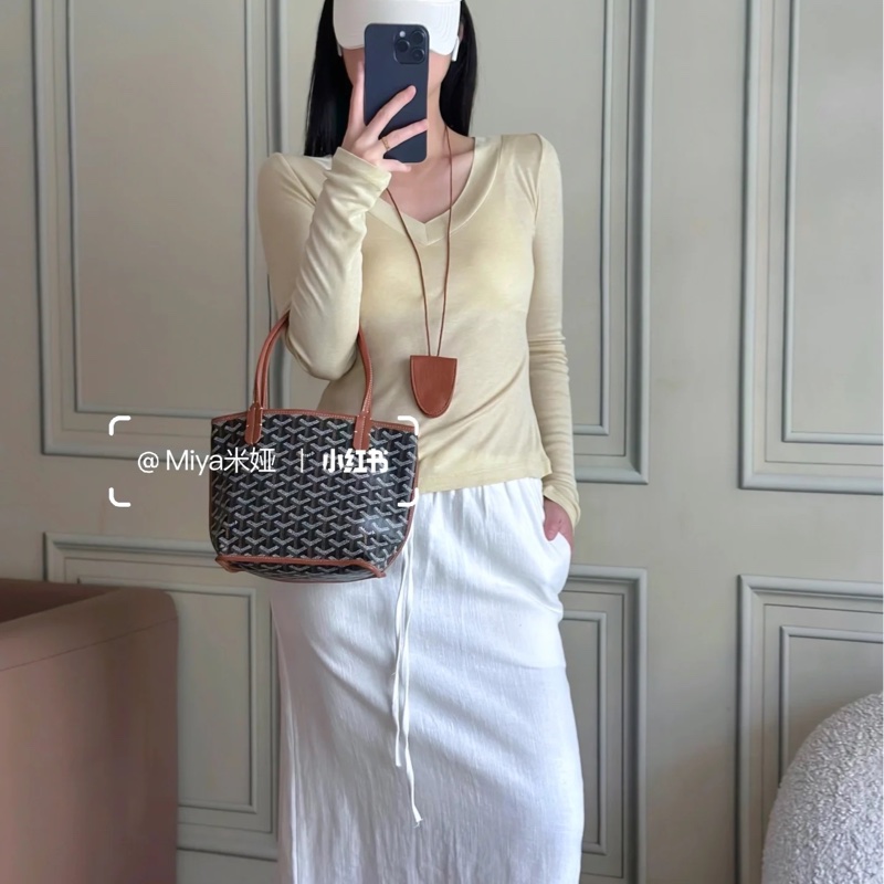 🈶購證 #近新閒置 #全網最低💰 Goyard mini tote小托特🉑肩背 #小紅書爆款-2