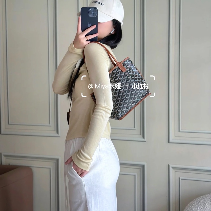 🈶購證 #近新閒置 #全網最低💰 Goyard mini tote小托特🉑肩背 #小紅書爆款-3