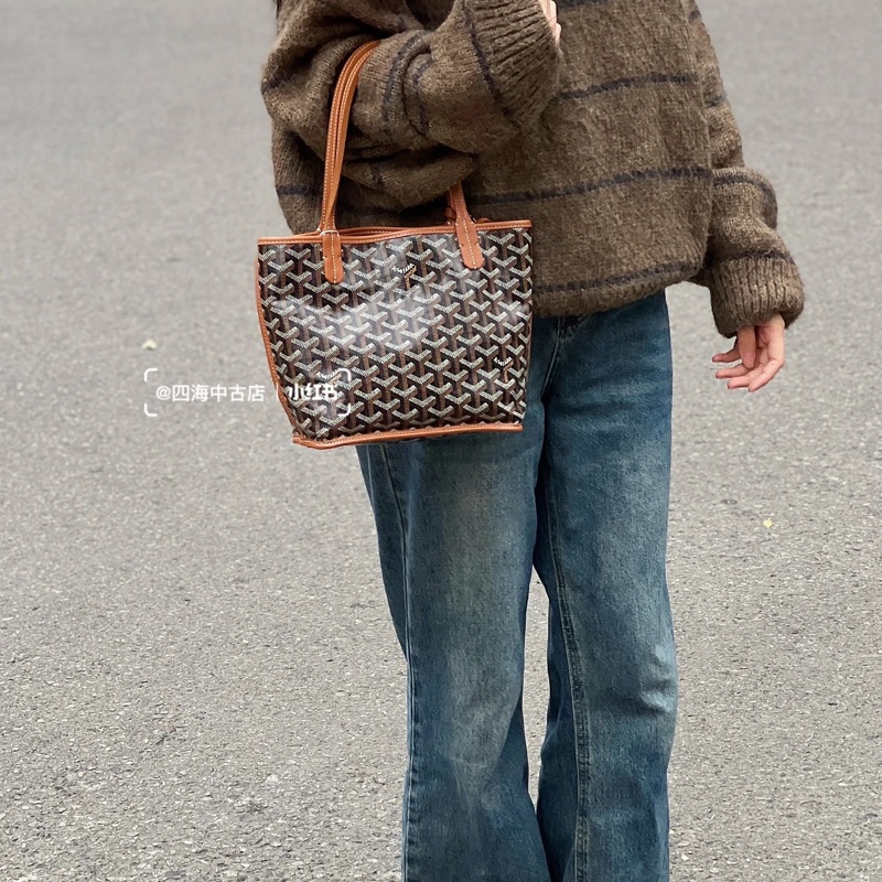 🈶購證 #近新閒置 #全網最低💰 Goyard mini tote小托特🉑肩背 #小紅書爆款-6