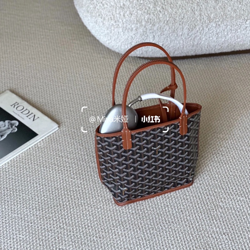 🈶購證 #近新閒置 #全網最低💰 Goyard mini tote小托特🉑肩背 #小紅書爆款-8