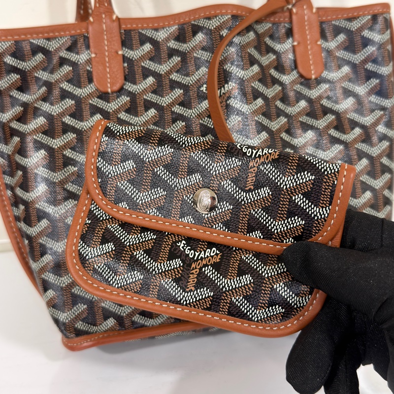 🈶購證 #近新閒置 #全網最低💰 Goyard mini tote小托特🉑肩背 #小紅書爆款-22