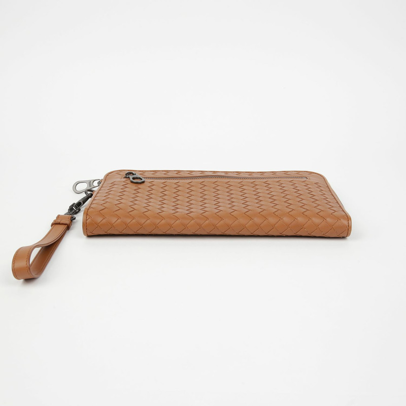 BOTTEGA VENETA Intrecciato 編織帶文件手拿包 493190-4