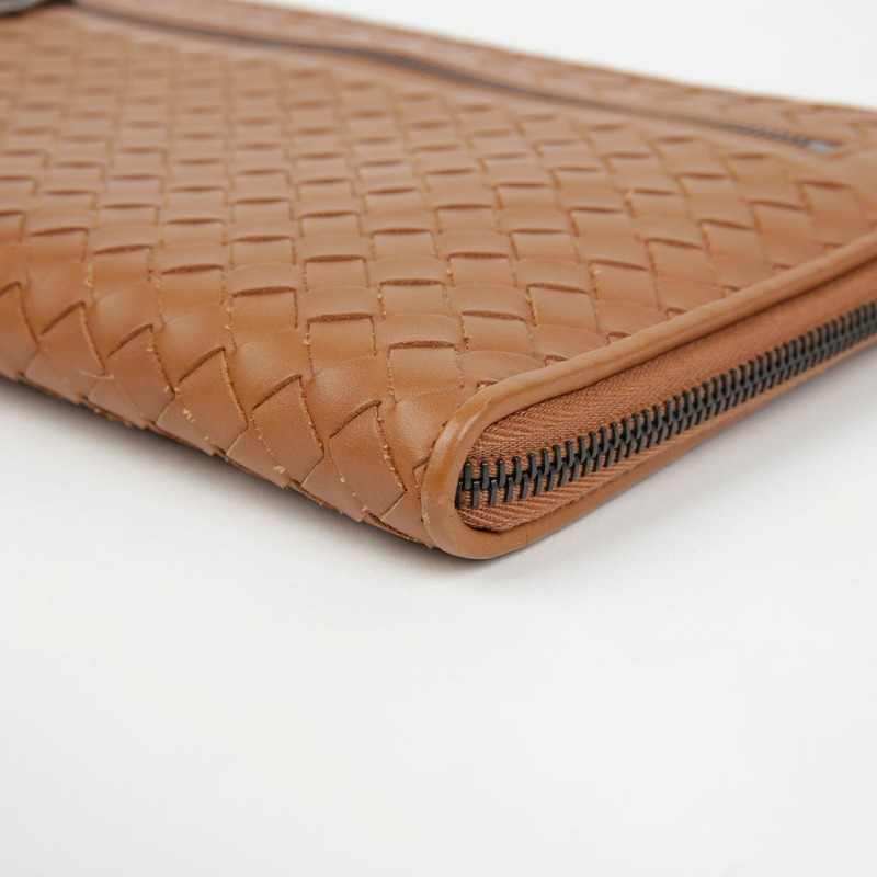 BOTTEGA VENETA Intrecciato 編織帶文件手拿包 493190-5