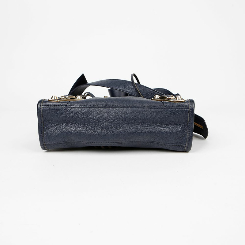 BALENCIAGA 經典迷你都會摩托車手提單肩包 390160-5