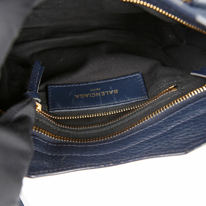 BALENCIAGA 經典迷你都會摩托車手提單肩包 390160-9