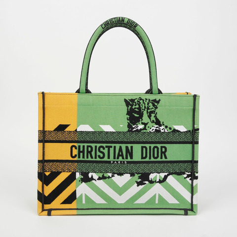 DIOR M1296ZRON 叢林流行中型書本手提包