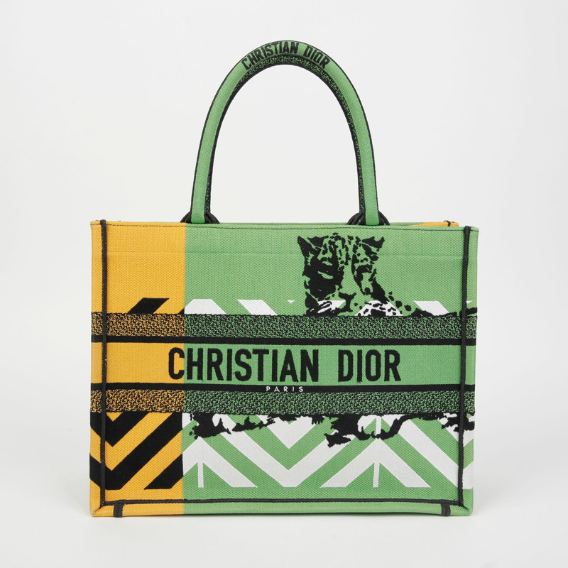 DIOR M1296ZRON 叢林流行中型書本手提包-0
