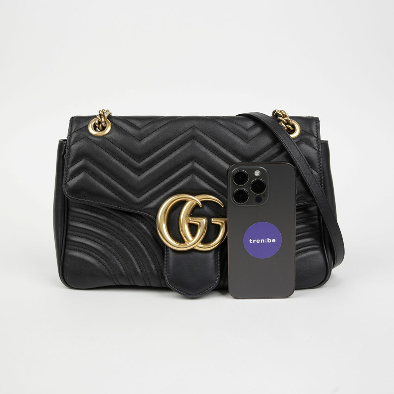 GUCCI GG Marmont 中單肩包 443496-16