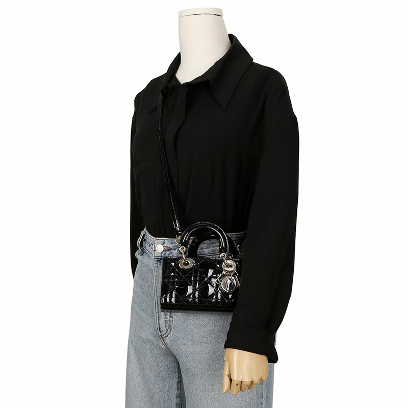 DIOR S0910OWCB Lady Di Joy 超迷你手提單肩包-8