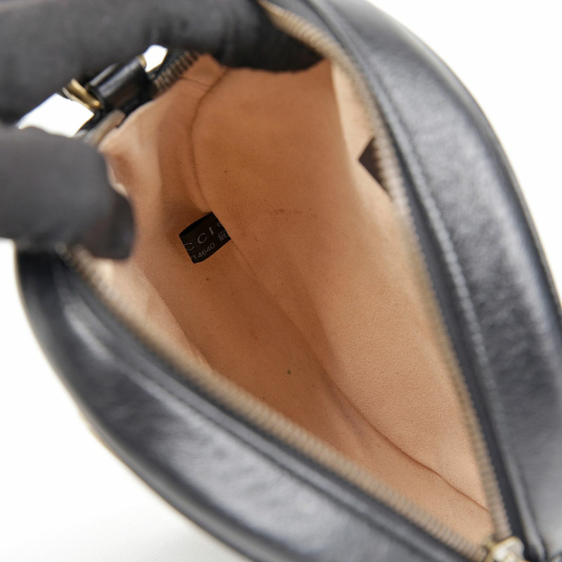 GUCCI 550154 GG Marmont 迷你圓形肩斜背包-8