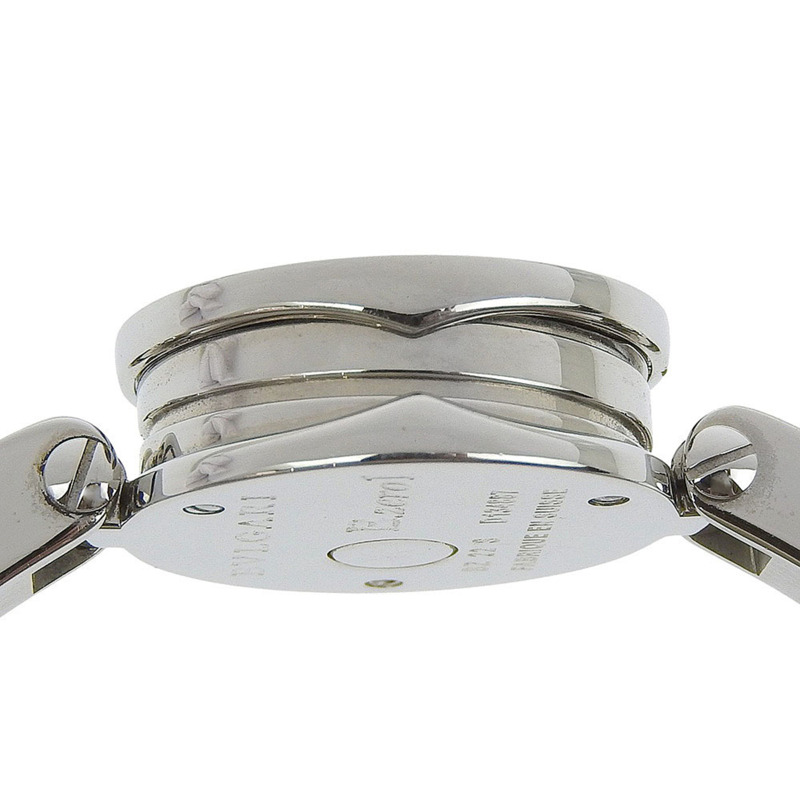 寶格麗 Bzero1 BZ22S 女士不鏽鋼石英模擬腕錶，棕色錶盤-4