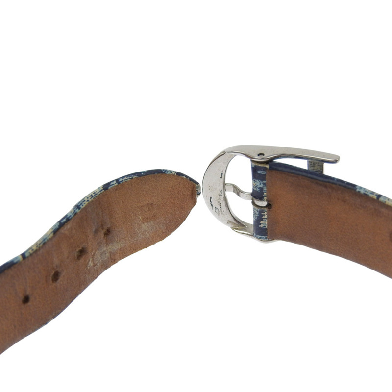 Dior Maris腕錶D78-109，不鏽鋼和皮革錶殼，石英機芯，指針式顯示，白色貝殼錶盤，女士款-6