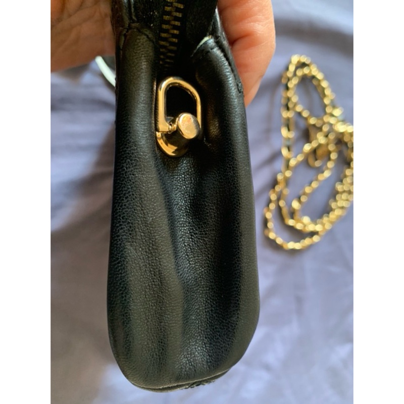 Chanel老香手拿包  斜背包小巧可愛 （已改造可斜背）小歸小還蠻能裝的呢-22