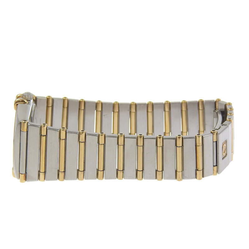 歐米茄星座系列迷你女士腕錶，不鏽鋼錶殼，石英機芯，指針式顯示，白色錶盤-3