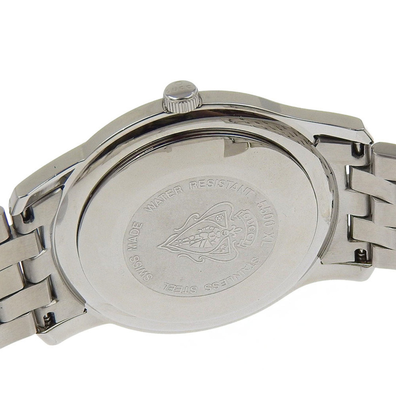 Gucci G-Class 5500XL 女士腕錶，不鏽鋼石英指針式顯示，黑色錶盤-6