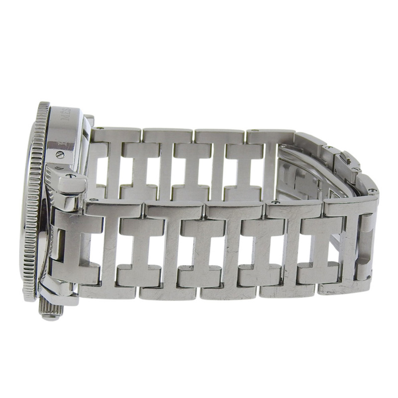 愛馬仕 Clipper CL2.910 精鋼石英計時腕錶，黑色錶盤，男士款-3