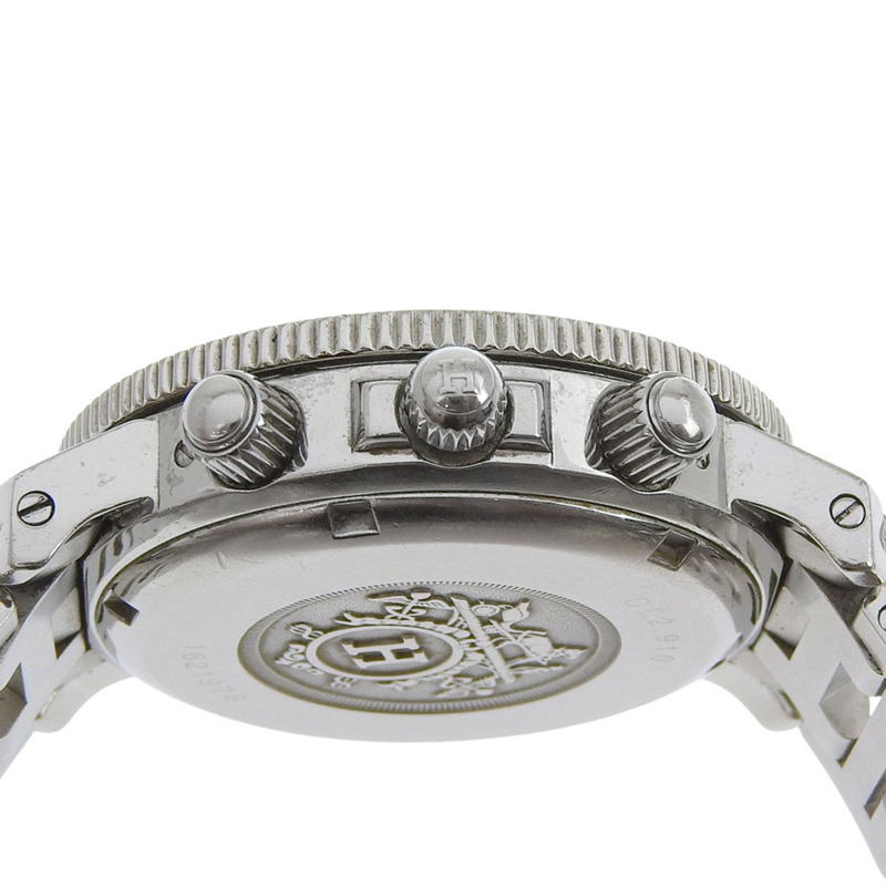 愛馬仕 Clipper CL2.910 精鋼石英計時腕錶，黑色錶盤，男士款-5