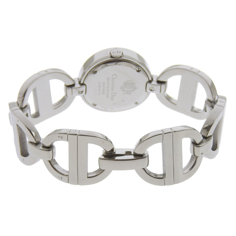 Dior Maris腕錶 CD022110，不鏽鋼石英指針顯示，黑色錶盤，女士款-4