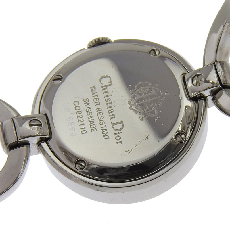 Dior Maris腕錶 CD022110，不鏽鋼石英指針顯示，黑色錶盤，女士款-6