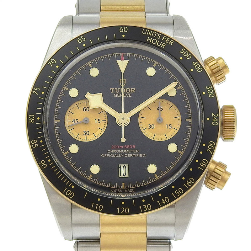 帝舵碧灣計時腕錶，MT5813 79363N 機芯，不鏽鋼和 18K 黃金材質，自動上鍊，男士款-0