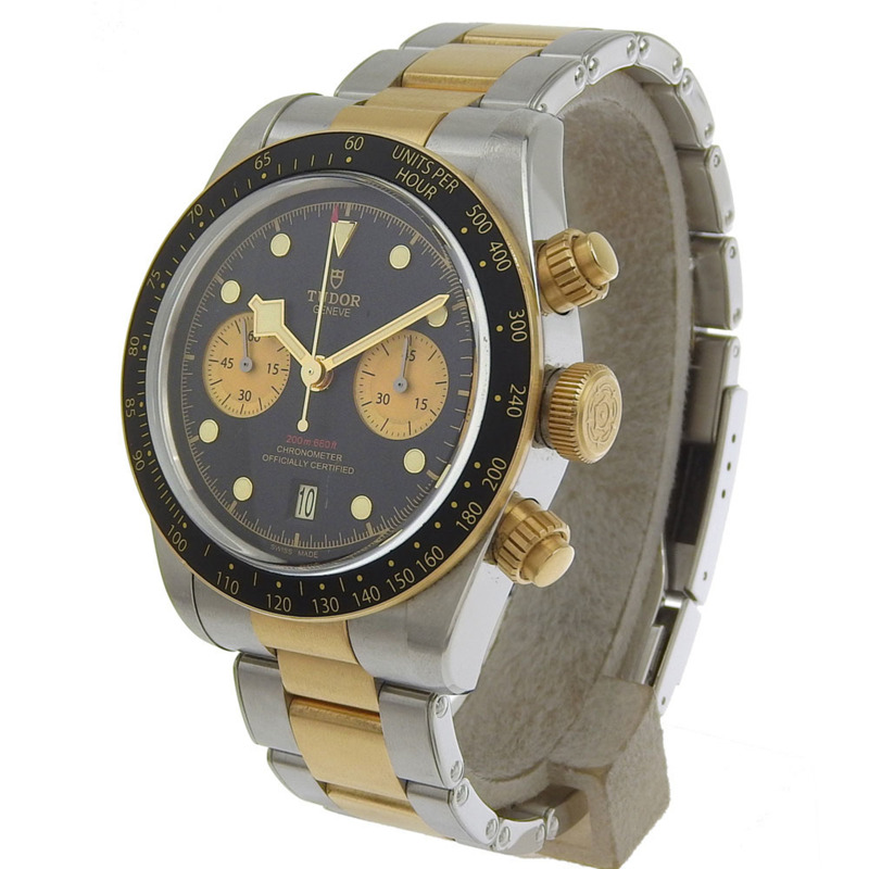 帝舵碧灣計時腕錶，MT5813 79363N 機芯，不鏽鋼和 18K 黃金材質，自動上鍊，男士款-1