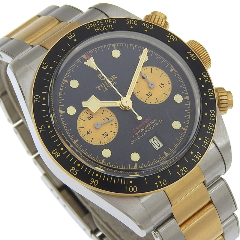 帝舵碧灣計時腕錶，MT5813 79363N 機芯，不鏽鋼和 18K 黃金材質，自動上鍊，男士款-2