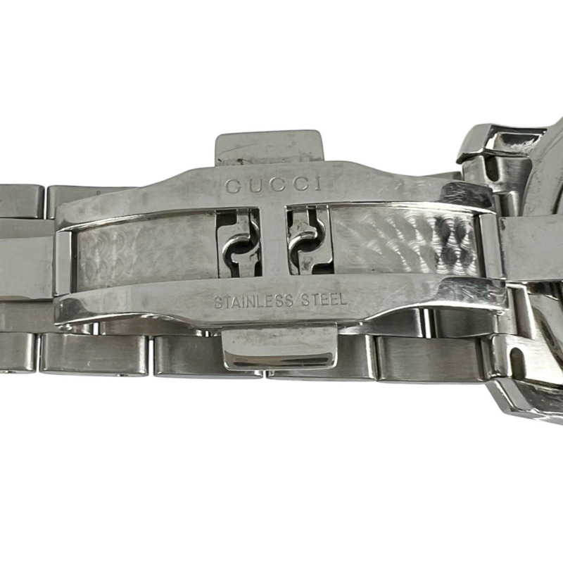 Gucci G-Class 5500XL 男士不鏽鋼石英錶，指針式顯示，白色錶盤-6