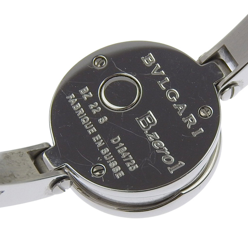 寶格麗 Bzero1 BZ22S 女士不鏽鋼石英模擬顯示腕錶，黑色錶盤-5