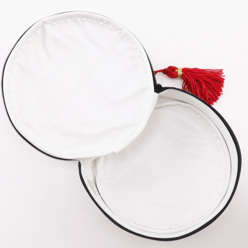 香奈兒 31rue Cambon 化妝包，新穎款，棉質，黑色，拉鍊，女士-4