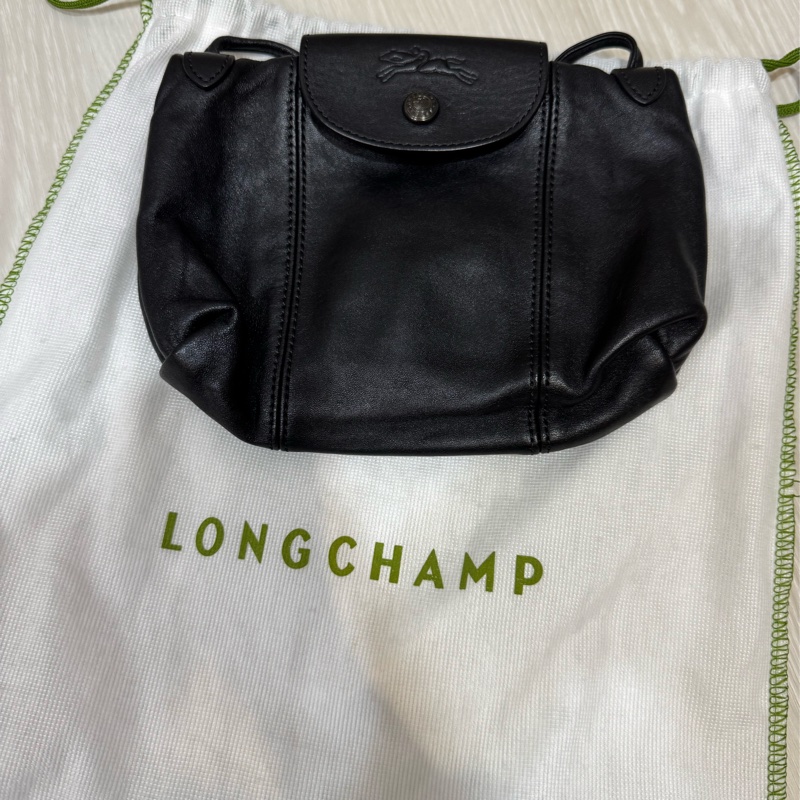 longchamp 郵差包 黑色-9