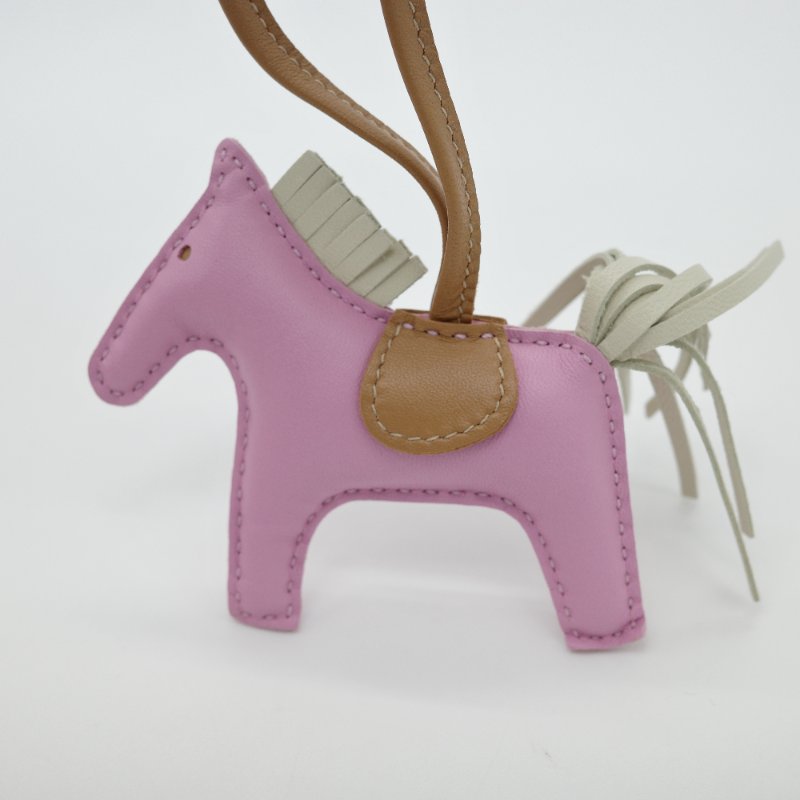 HERMÈS 愛馬仕 Rodeo 小馬 錦葵紫 Swift皮  U刻 2023年 包包掛件 吊飾-1